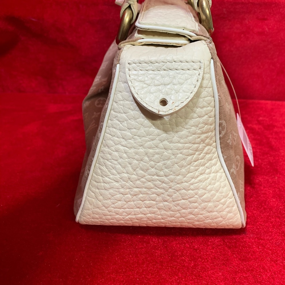 Louis Vuitton Trapeze Pm Camel Mini Lin Hobo Bag - Picture 6 of 15